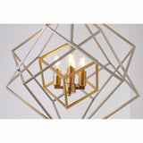 "Neo" 4-Light Chandelier ( D3&C14&C18)