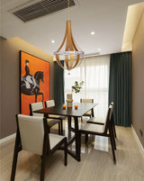 "Kurto" LED Light Gold Clear Crystal Chandelier