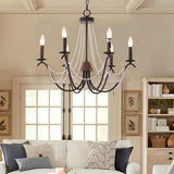 "Inter" 6-Light Chandelier - Interna Lighting
