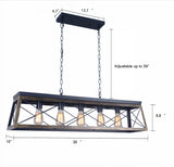 Aged 5-Light Chandelier ( A24 )