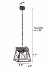 Aged 1-Light Chandelier ( C3 )