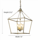 "Courtyard" 4-Light Chandelier ( D9 )