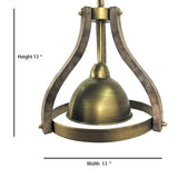 "Patine" 1-Light Chandelier - Interna Lighting