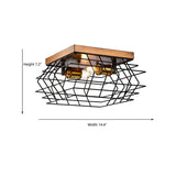 "Tayta" 2-Light Flush mounts - Interna Lighting