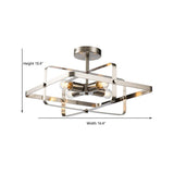 "Avant" 4-Light Flush mounts - Interna Lighting