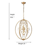 "Lanit" 9-Light Chandelier - Interna Lighting