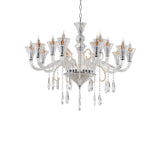 "Kalo" 15-Light Clear Glass with Accents Chandelier