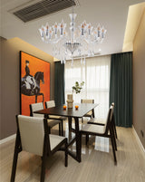 "Kalo" 15-Light Clear Glass with Accents Chandelier