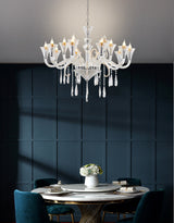 "Kalo" 15-Light Clear Glass with Accents Chandelier
