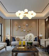 "Kanta" 20-Light White Chandelier