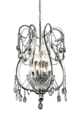 "Lopo" 8-Light Black Nickel with Smoked Crystal Chandelier