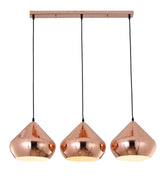 "Legro" 3-Light Rose Gold Pendant ( B1&B2 )