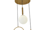 "Huno" 3-Light Brass Pendant ( C5 )