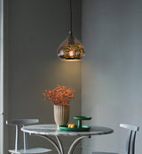 "Parsy" 1-Light Black and Gold Drop Pendant ( B1 & B2 )