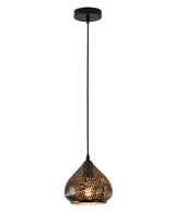 "Parsy" 1-Light Black and Gold Drop Pendant ( B1 & B2 )