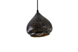 "Parsy" 1-Light Black and Gold Drop Pendant ( B1 & B2 )