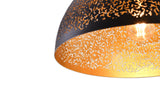 "Parsy" 1-Light Black and Gold Wide Pendant ( A3 & B2 )