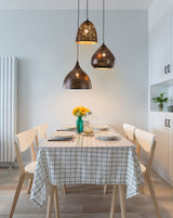 "Parsy" 3-Light Black and Gold Circular Pendant 7053 (B1 )