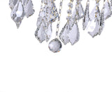 "Jeric" 6-Light Clear with Gold Touches Chandelier ( A5 )