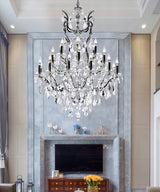 Breno 25-Light Black Nickel Chandelier ( A3 )