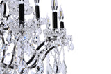 Breno 25-Light Black Nickel Chandelier ( A3 )