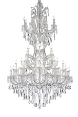 "Terrane" 41-Light Chrome Clear Crystal Chandelier