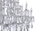 "Terrane" 41-Light Chrome Clear Crystal Chandelier