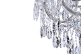 "Terrane" 41-Light Chrome Clear Crystal Chandelier
