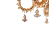 Murano "Cogito" 6-Light Cream Chandelier