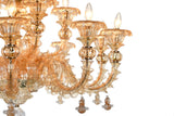 Murano "Cogito" 15-Light Cream Chandelier