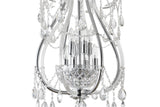 "Lopo" 8-Light Chrome with Clear Crystal Chandelier
