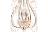 "Lopo" 8-Light Gold with Clear Crystal Chandelier