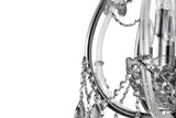 "Lopo" 8-Light Black Nickel with Smoked Crystal Chandelier