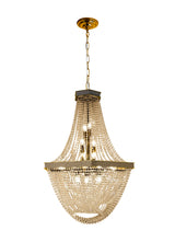"Diem" 24-Light Bronze Champagne Crystal Chandelier