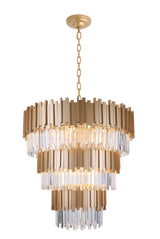 "Unum" 26-Light Gold Clear Crystal Chandelier ( A3 &A4 )