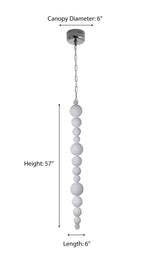 Bonto LED White Pendant