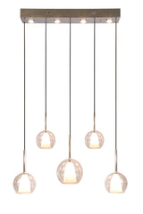 "Saut" 5-Light White Pendant