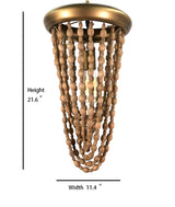"Dradi" 1-Light Chandelier ( B20 )( E16 )