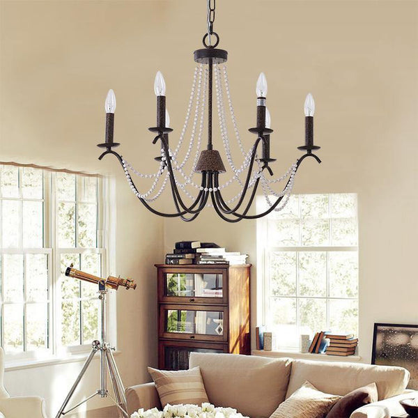 "Inter" 6-Light Chandelier - Interna Lighting