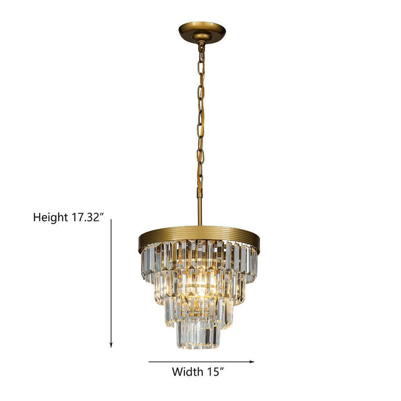 "Illustri" 3-Light Chandelier - Interna Lighting