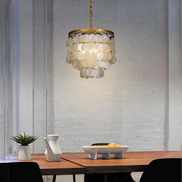 "Carapace" 3-Light Chandelier - Interna Lighting