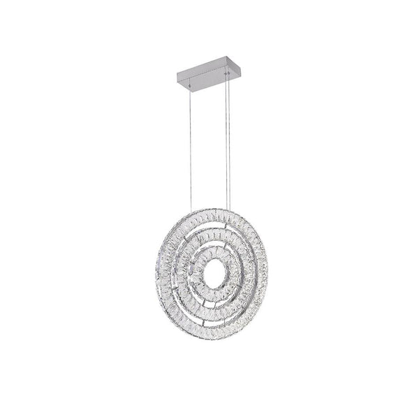 LED Chandelier with Chrome Finish - Neoluxe Lighting