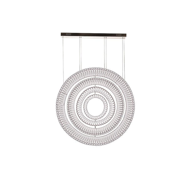 LED Chandelier with Chrome Finish - Neoluxe Lighting
