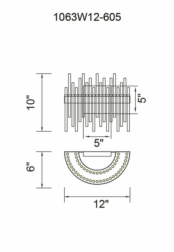 LED Wall Sconce with Antique Brass Finish - Neoluxe Lighting