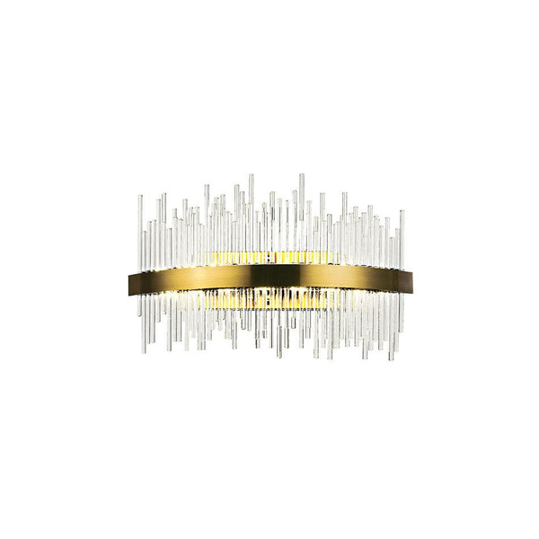 LED Wall Sconce with Antique Brass Finish - Neoluxe Lighting