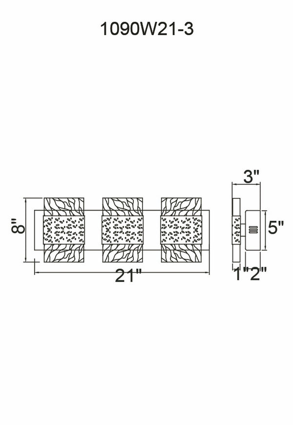 LED Wall Sconce with Pewter Finish - Neoluxe Lighting