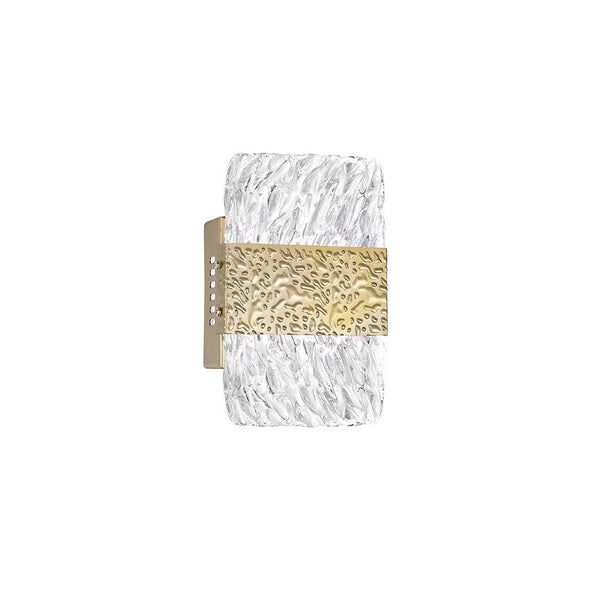 LED Wall Sconce with Gold Leaf Finish - Neoluxe Lighting