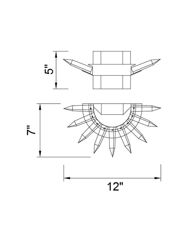 LED Wall Light with Polished Nickel Finish - Neoluxe Lighting