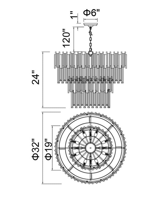 9 Light Pool Table Light with Medallion Gold Finish - Neoluxe Lighting