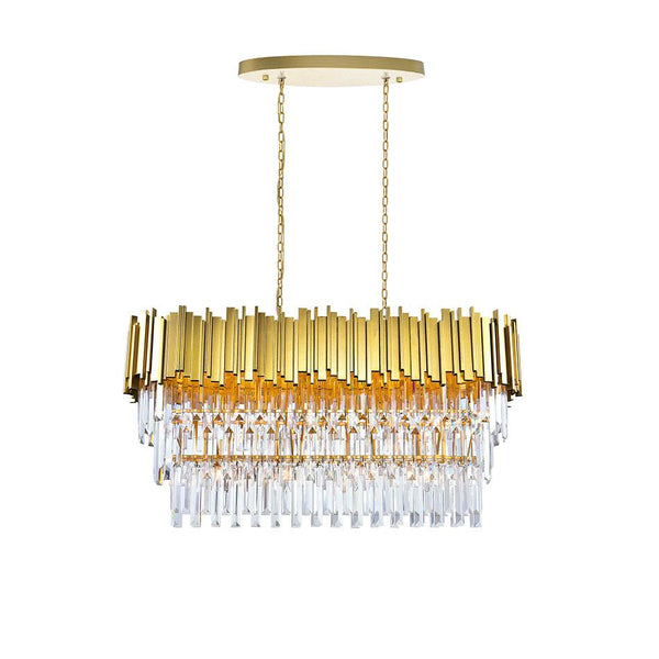 9 Light Pool Table Light with Medallion Gold Finish - Neoluxe Lighting